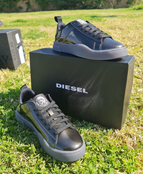 Diesel women shoes נעלי דיזל מהממות לנשים בצבע כהה